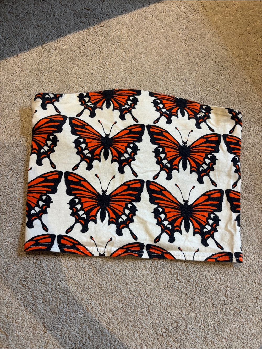 Urban Outfitters Monarch Butterfly Tube Top